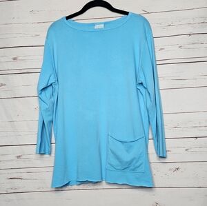 CMC by Color me Cotton Blue Long Sleeve Tee